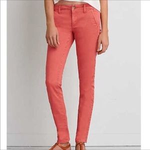 Coral America Eagle Stretch Skinny Jeans